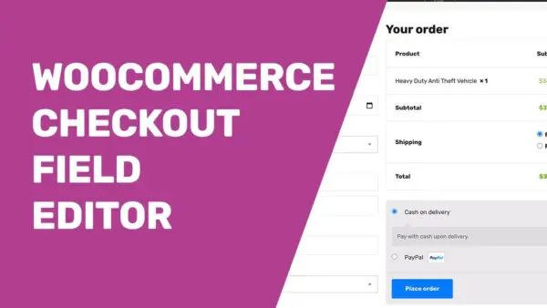 Checkout Field Editor (by WooCommerce)