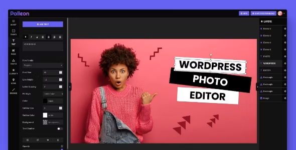 Palleon – WordPress Image Editor