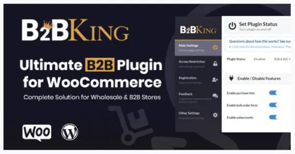 B2BKing – The Ultimate WooCommerce B2B & Wholesale