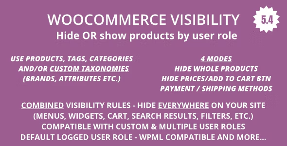 WooCommerce Products Visibility