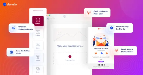 Elemailer – Drag & Drop WordPress Email