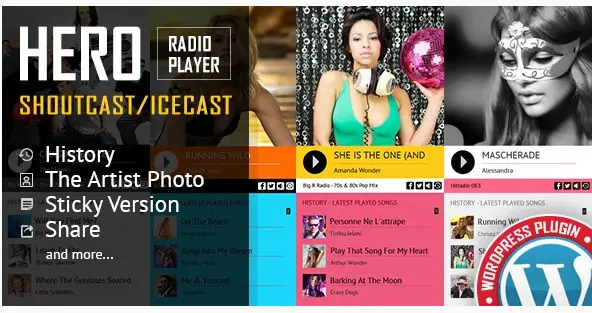 Hero – Shoutcast and Icecast Radio Player