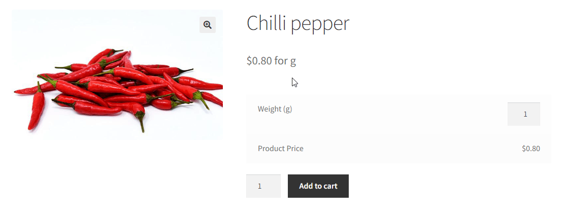 Vender un producto WooCommerce por peso - nueva unidad de peso