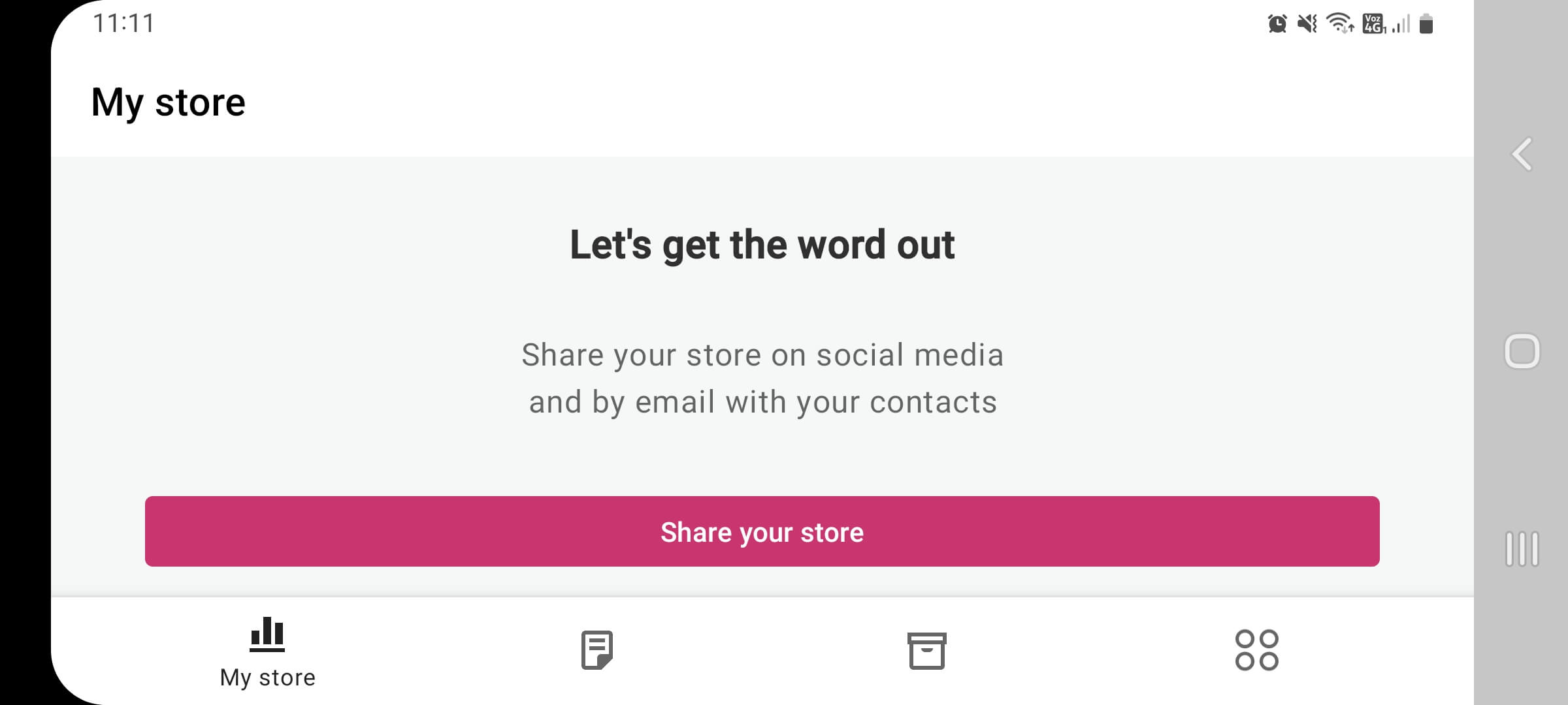 Compartir tu tienda a través de las redes sociales