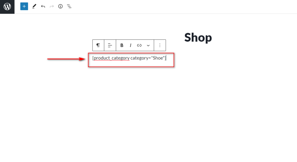 Cómo mostrar una categoría específica en la página de la tienda de WooCommerce