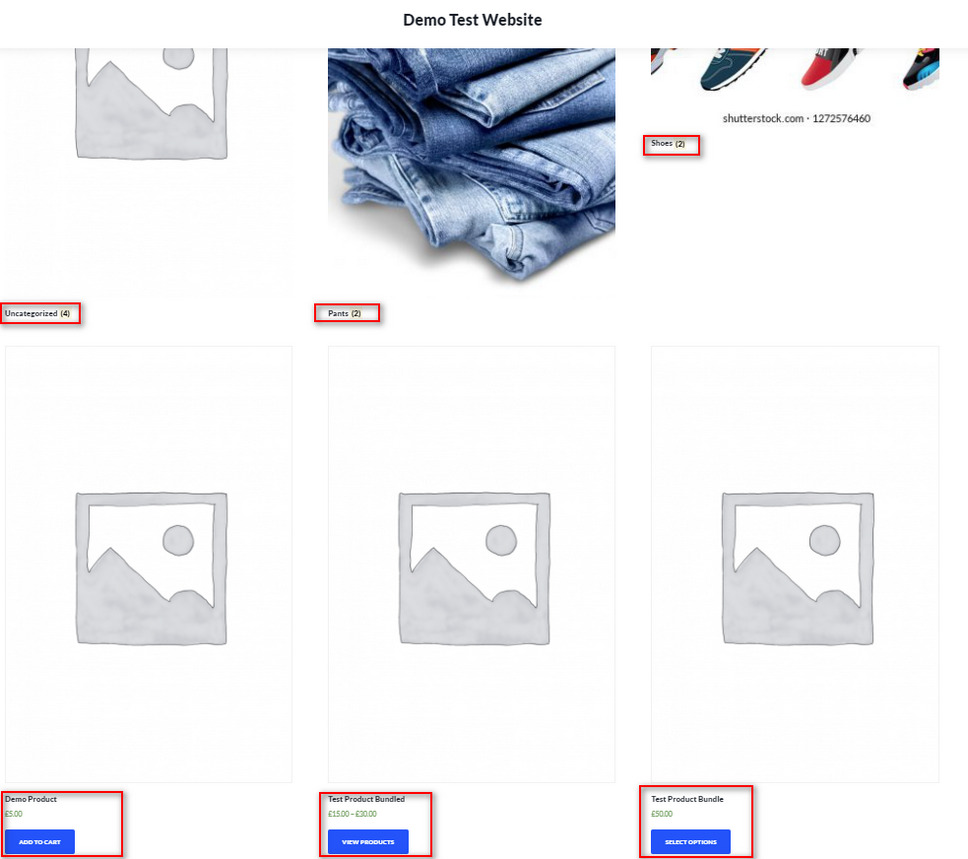 1) Mostrar categorías con el panel de control de WooCommerce