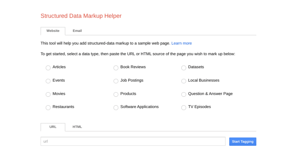 structured-data-helper-1 La herramienta Google Structured Data Markup Helper.