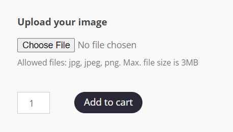 Campo de entrada de archivo en el producto WooCommerce