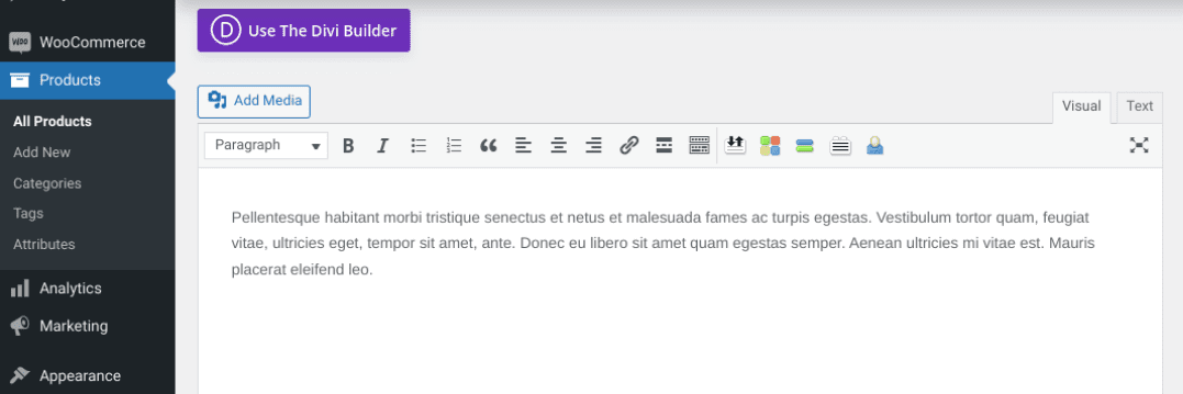 wordpress-product-description-1 La descripción del producto en WooCommerce.